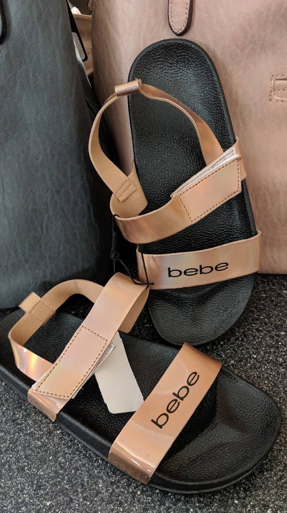 Bebe sandals w/straps